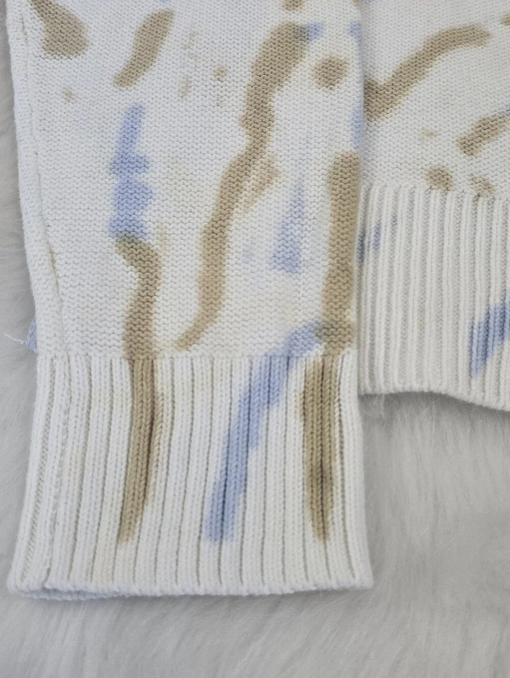 Madewell Broadway Tie-Dye Button Down Cardigan Sweater M
